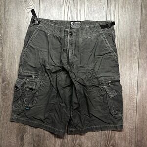 Kuhl Mens Cargo Shorts XL 36 Gray Cotton Nylon Hiking Utility Pockets